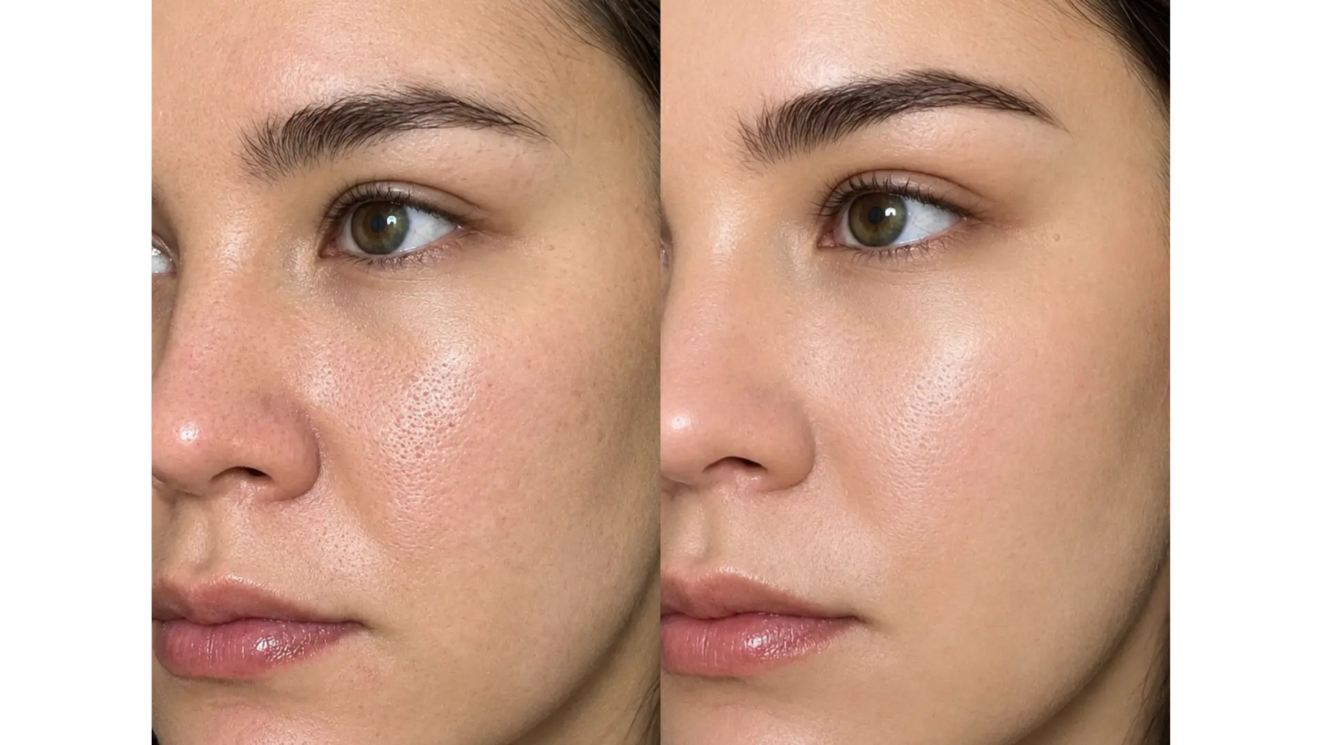 Juvelook pore improvement, before and after