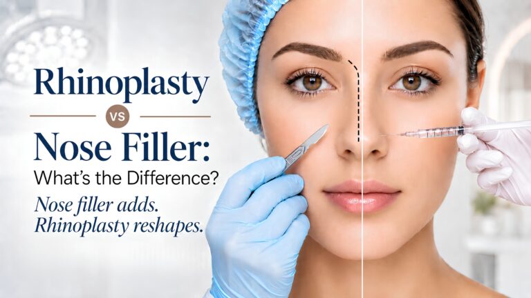 Rhinoplasty vs Nose Filler: What’s the Difference?