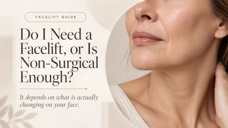 Do I Need a Facelift, or Is Non-Surgical Enough?