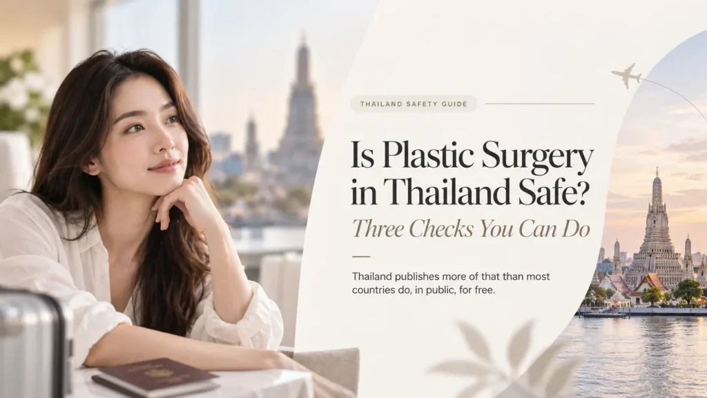 Apakah Bedah Plastik di Thailand Aman? Tiga Pemeriksaan yang Dapat Anda Lakukan