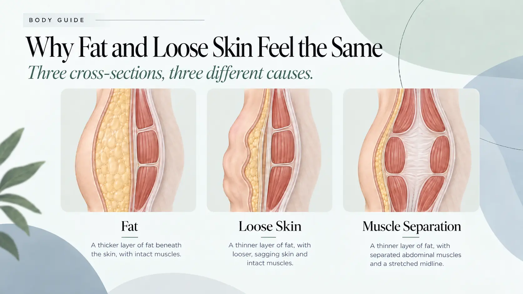 why fat and loose skin feel the same