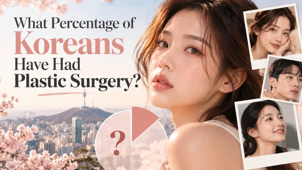 How many percentage of Korean have had plastic surgery